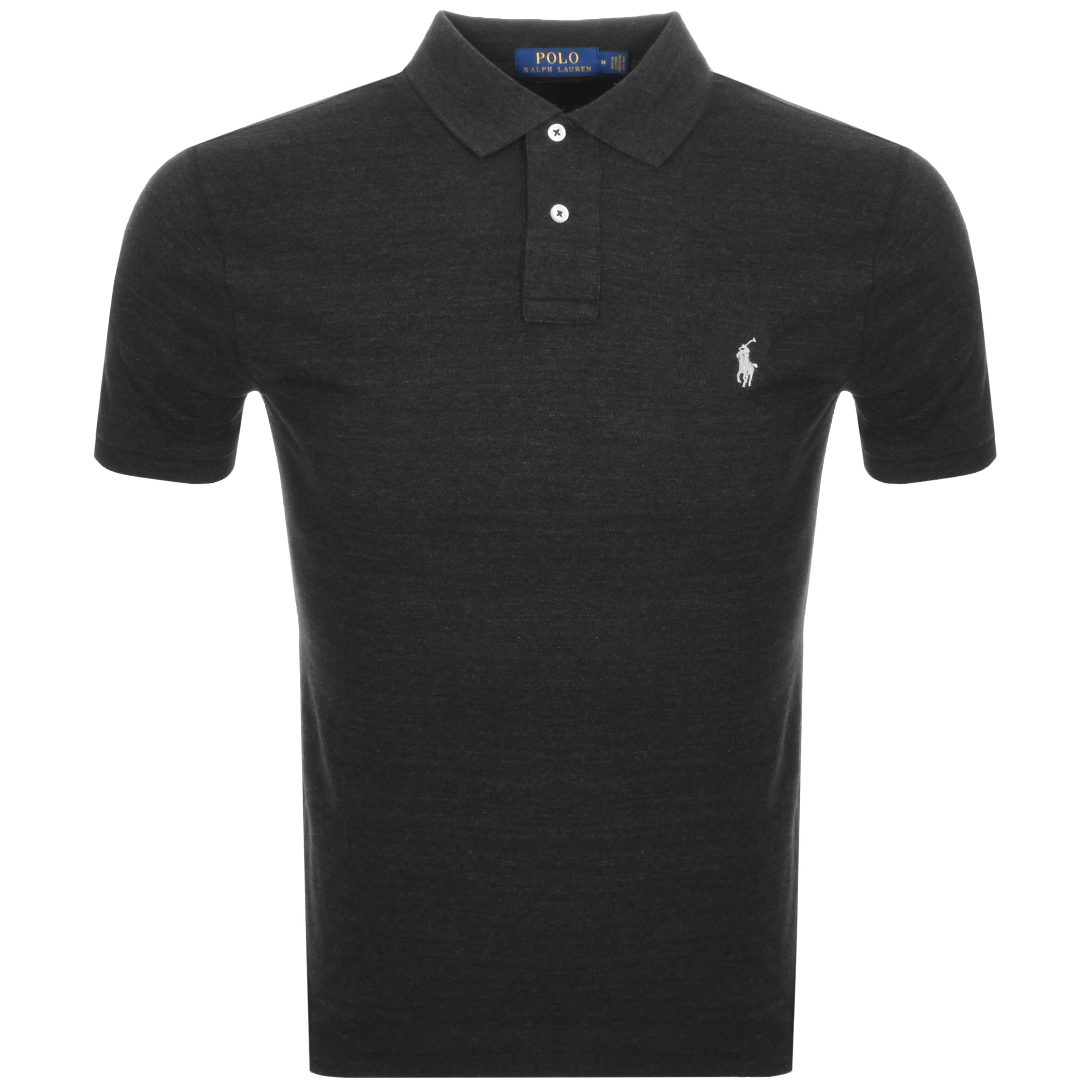 Alternative Image for ProductRalph Lauren Slim Fit Polo T Shirt Black1